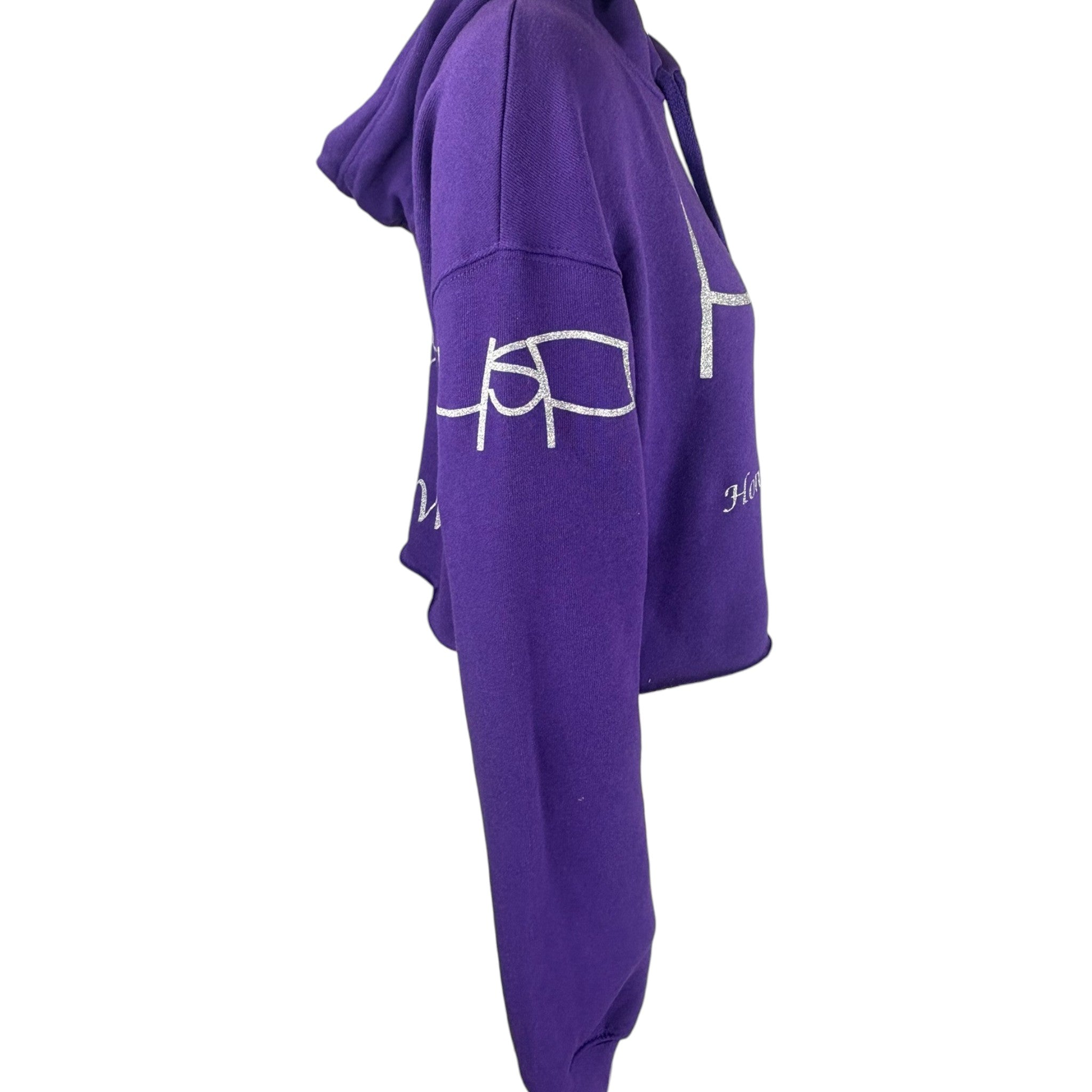 Cropped Pullover - Dark Purple