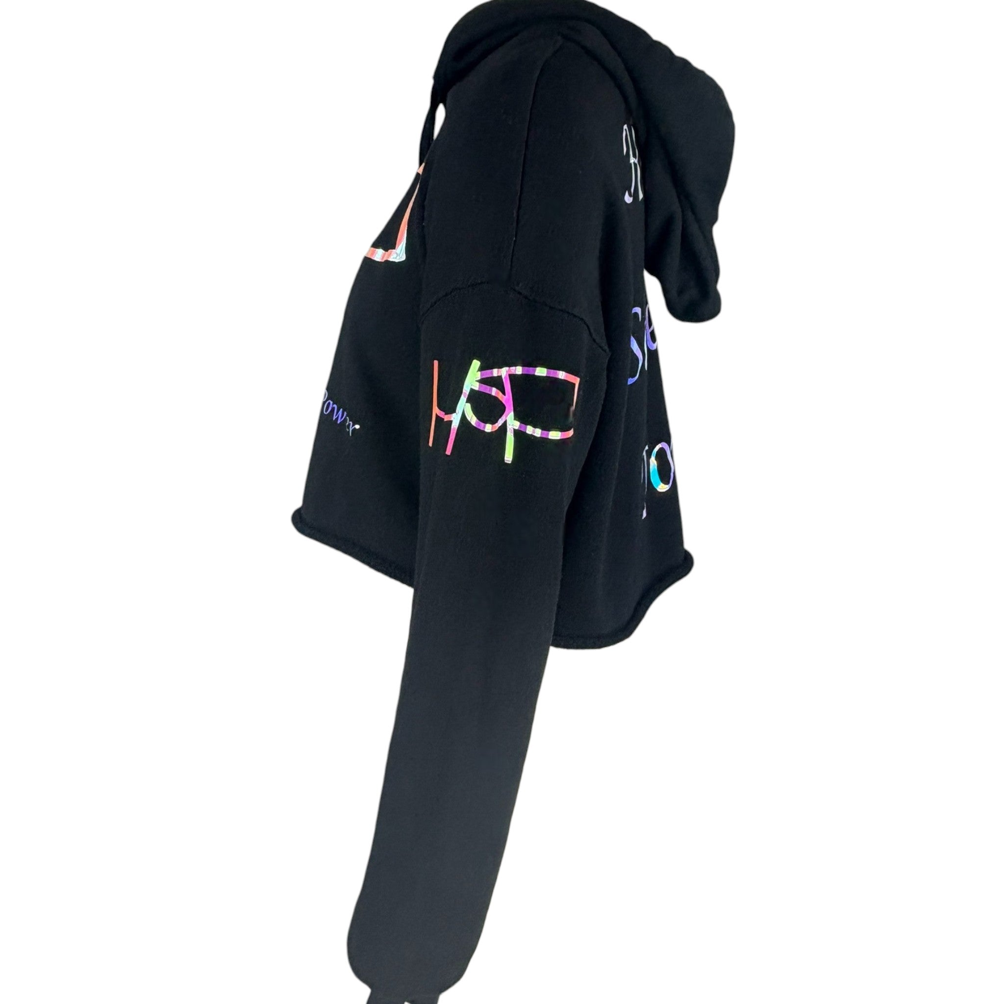 Cropped Pullover - Black