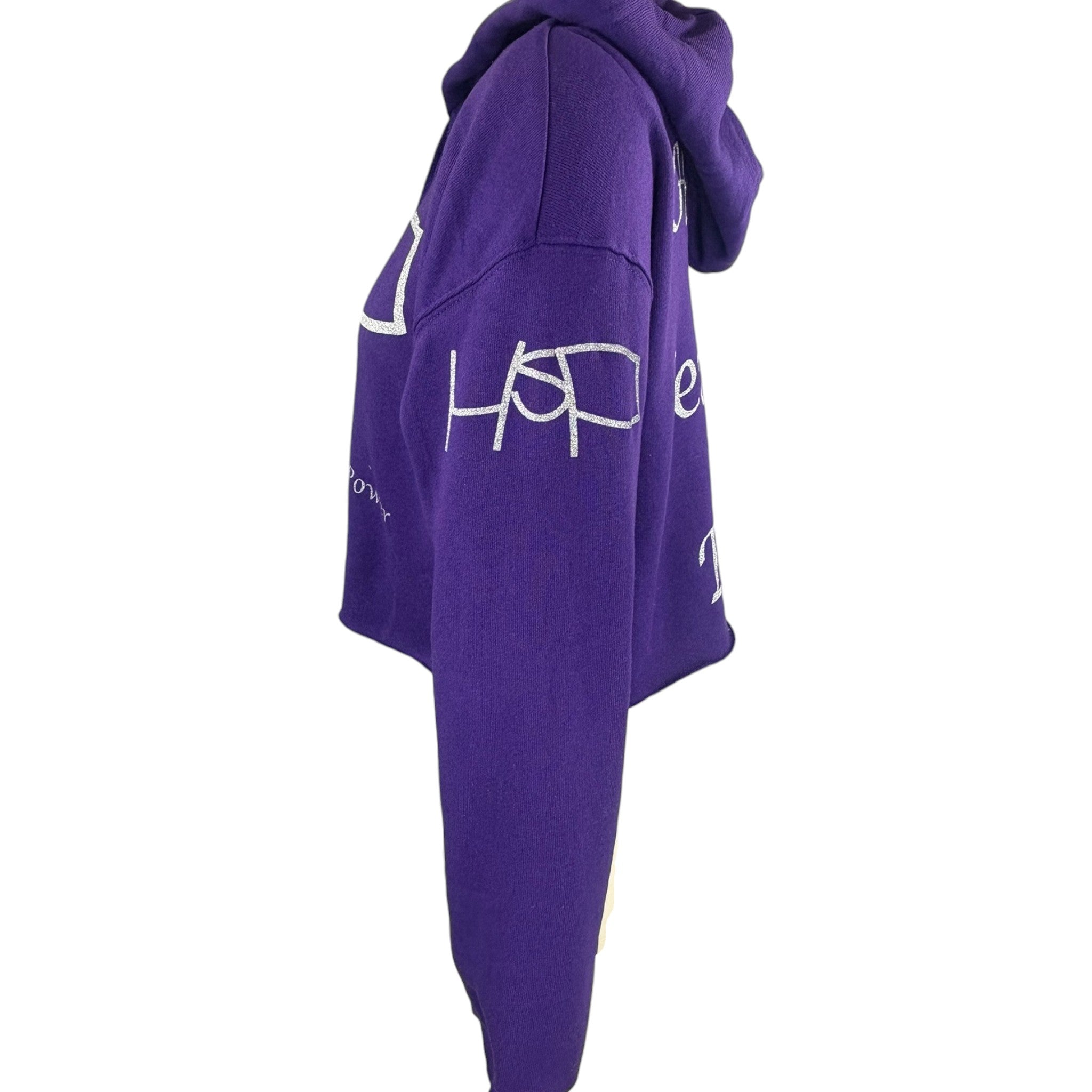 Cropped Pullover - Dark Purple