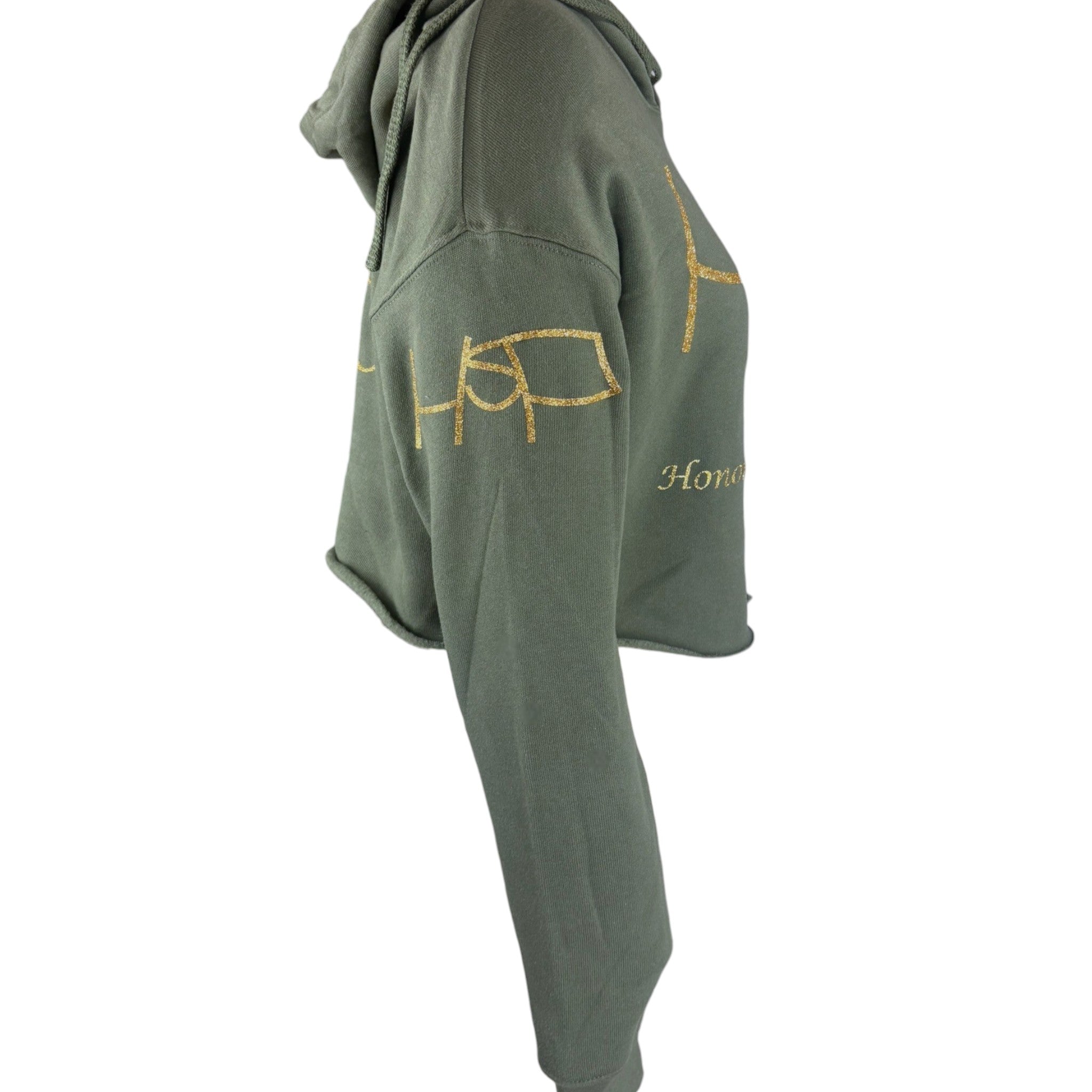 Cropped Pullover - Military Green
